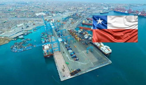 El Perú se erige en el ámbito portuario tras la inauguración de un reciente puerto. Foto: Composición LR/Andina/Chile. Foto: Composición LR/Andina/Chile.