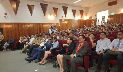 Titular de la corte participó de sesión descentralizada.