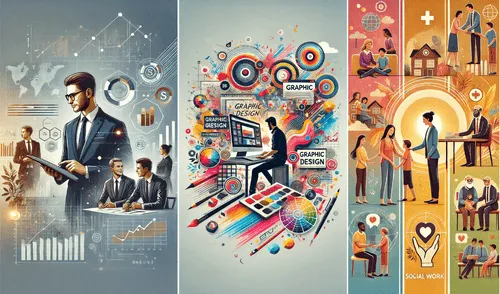 Según un reciente análisis de la inteligencia artificial, estas tres profesiones son las más accesibles para estudiar y ejercer. Foto: composición LR/chatgpt Según un reciente análisis de la inteligencia artificial, estas tres profesiones son las más accesibles para estudiar y ejercer. Foto: composición LR/chatgpt