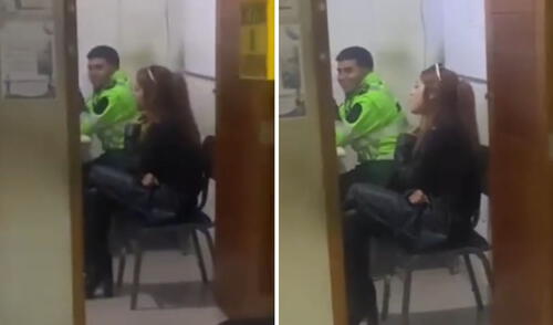 Peruana cantó en comisaría para que la liberen y el insólito momento es viral: "Resolvió"