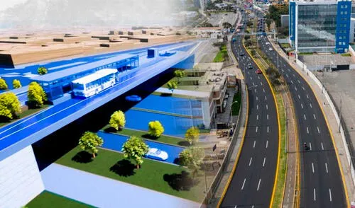 Nuevo megaproyecto vial conectará Comas y San Martín de Porres en 30 minutos. Foto: composición LR/MML/Andina Via Expresa Norte conectará Comas y San Martin de Porres en 30 minutos