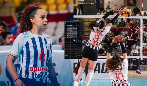 Maricarmen Guerrero llegó a Alianza Lima en el 2022. Foto: composición LR/maricarmenguerbal/Instagram/Liga Superior Nacional de Vóley Maricarmen Guerrero llegó a Alianza Lima en el 2022