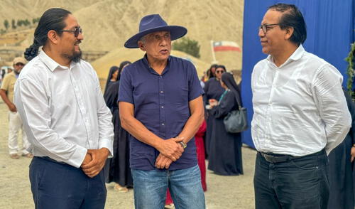 antauro frepap Antauro Humala y Roberto Sánchez en su visita a Cieneguilla, en el onomástico del lider Ezequiel Jonás. Foto: Redes sociales.