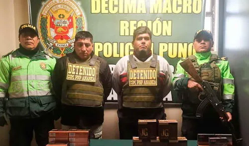 detenidos en La Rinconada
