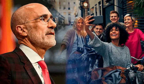 Brooks advierte que la tecnología puede obstaculizar la creación de relaciones auténticas. Foto: composición LR/Syracuse University. Científico de Harvard asegura que los "amigos inútiles" son esenciales para la verdadera amistad y la felicidad