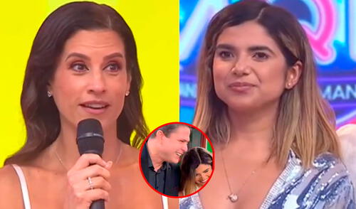 Susana Alvarado y Paco Bazán se 'casaron' simbólicamente. Foto: Composición LR/Captura/América TV/Captura/Nueva Q Susana Alvarado y Paco Bazán se 'casaron' simbólicamente.