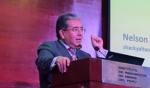 Nelson Shack, excontralor de la República. Foto: IIMP Nelson Shack, excontralor de la República