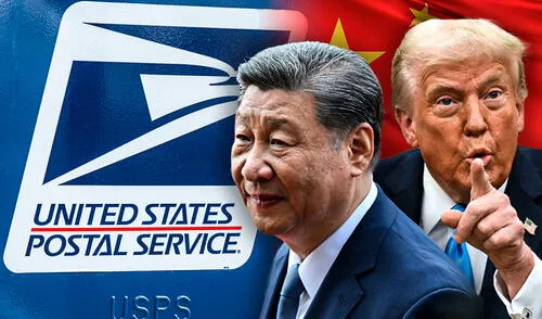 La reciente decisión del Servicio Postal de Estados Unidos (USPS) podría frenar temporalmente la llegada de paquetes. Foto: Composición LR/AFP/Bloomberg.