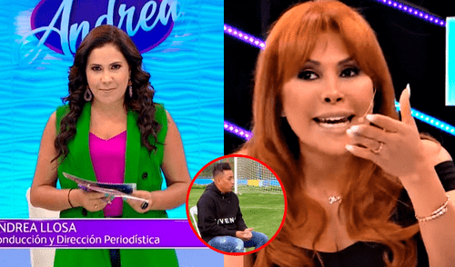 Magaly Medina y Andrea Llosa llevan enfrentadas desde hace varios años. Foto: Composición LR/ATV. Magaly Medina y Andrea Llosa llevan enfrentadas desde hace varios años.