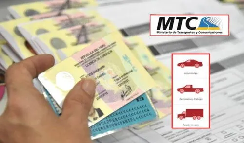 Las licencias de conducir pueden obtenerse en su forma física y virtual. Foto: Andina/LR