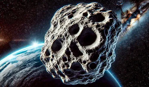 El asteroide 2024 YR4 es un objeto cercano a la Tierra que fue descubierto el 27 de diciembre de 2024. Foto: IA/La República. El asteroide 2024 YR4 es un objeto cercano a la Tierra que fue descubierto el 27 de diciembre de 2024. Foto: IA/La República.