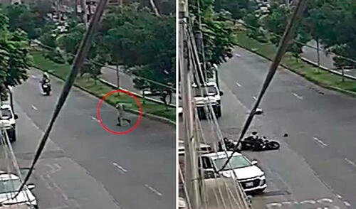 Accidente en Surco dejó un muerto y un herido.