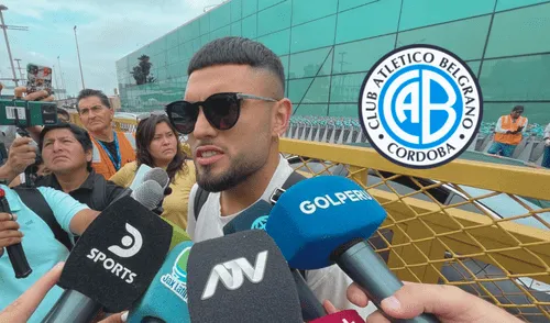 Rodrigo Ureña se pronunció sobre su frustrado pase al Belgrano. Foto: Composición LR - Rosa Quincho / URPI-LR Rodrigo Ureña se pronuncia sobre su frustrado pase al Belgrano