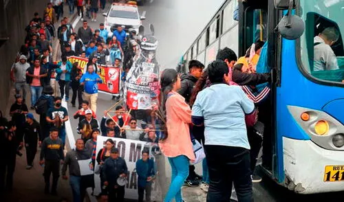 Paro de transportistas, puntos de concentración y rutas de la marcha. Foto: Composición LR