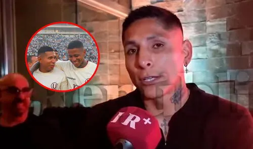 Raúl Ruidíaz aclaró que no mantiene ningún problema con Andy Polo o Edison Flores. Foto: composición LR/captura de LR+/GLR Raúl Ruidíaz aclaró que no mantiene ningún problema con Andy Polo o Edison Flores. Foto: composición LR/captura de LR+/GLR