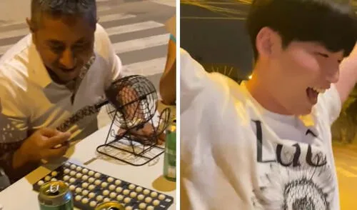 "El más peruano", resaltaron usuarios en redes. Foto: composición LR/ TikTok Coreano juega bingo por primera vez y terminó ganándole a familia peruana: “Ya me peruanicé”