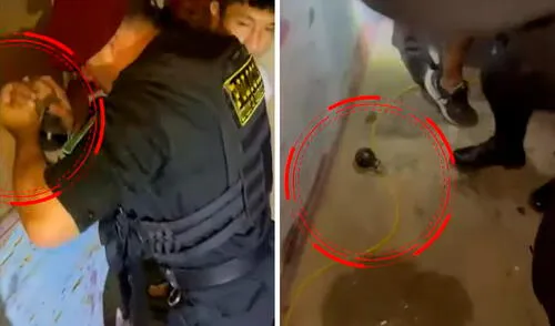 Alias Peque Peque también se dedicaría a la microcomercialización de drogas. Foto: composición LR/Latina TV SJL: presunto extorsionador intentó detonar una granada de guerra para evitar ser capturado por la PNP