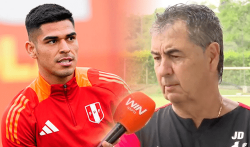 Luis Ramos fue uno de los delanteros más destacados de la Liga 1 en el 2024. Foto: composición LR/Win Sports/FPF DT de América de Cali revela el motivo por el que ficharon a Luis Ramos