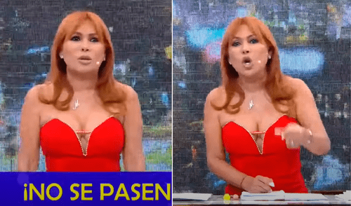 Magaly Medina evitó mencionar los nombres de los programas a los que se refería.