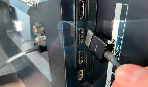 Revisa que tu televisor tenga un puerto HDMI 2.1. Foto: CNEWS