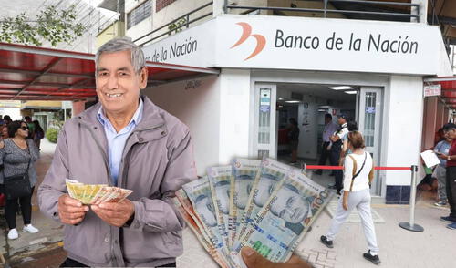 Trabajadores del sector público y pensionistas de la ONP pueden cobrar en el Banco de la Nación.