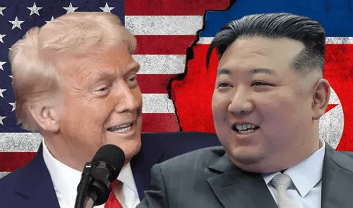 Trump y Kim Jong-un mantuvieron históricos encuentros entre 2018 y 2019 en Singapur y en la Zona Desmilitarizada entre las dos Coreas. Foto: Composición LR. Trump y Kim Jong-un mantuvieron históricos encuentros entre 2018 y 2019 en Singapur y en la Zona Desmilitarizada entre las dos Coreas. Foto: Composición LR.