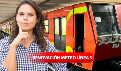 Las autoridades han brindado información sobre la renovación de la Línea 3 del Metro CDMX. Foto: composición LR/Freepik/X/MetroCDMX Las autoridades han brindado información sobre la renovación de la Línea 3 del Metro CDMX