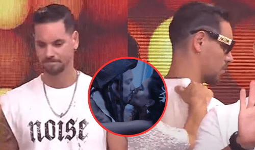 Anthony Aranda fue sorprendido con una escena de besos de Melissa Paredes