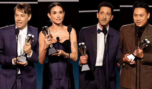 Lista completa de ganadores en los Critics Choice Awards 2025