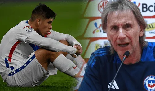 Ricardo Gareca asumió las riendas de la selección chilena a inicios del 2024. Foto: composición LR/ESPN/AFP Ricardo Gareca 'perdonó' a Carlos Palacios tras abandono de la selección chilena