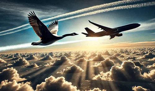 Experimentan en aviones con técnica de vuelo de gansos migratorios para reducir combustible