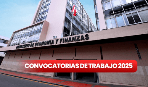 MEF ha lanzado una nueva convocatoria de trabajo para febrero de 2025. Foto: Composición LR/Difusión