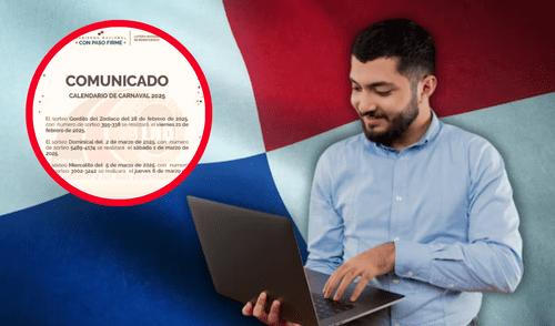 La Lotería Nacional de Beneficencia (LNB) anunciará cambios en su calendario de sorteos por el Carnaval 2025. Foto: composición LR/Freepik La Lotería Nacional de Beneficencia (LNB) anunciará cambios en su calendario de sorteos por el Carnaval 2025.