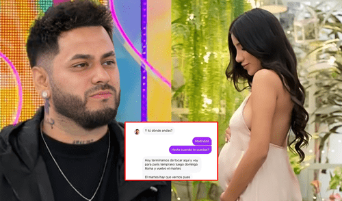 Nuevas conversaciones comprometen a Bryan Torres tras negar infidelidad a Samahara Lobatón.