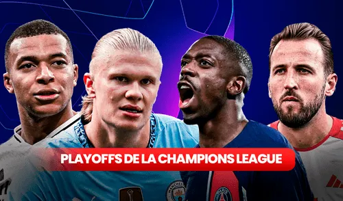 El duelo estelar de los playoffs de la Champions League será entre Real Madrid vs Manchester City. Foto: composición LR/Jazmin Ceras Partidos de la Champions League hoy