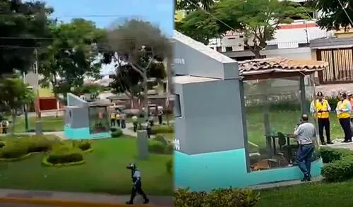 La Municipalidad de San Borja emitió un comunicado luego del incidente. Foto: Composición LR