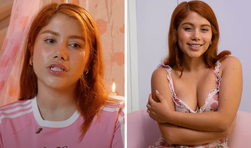 Marina Gold sorprendió al contar cómo sus padres descubrieron su trabajo. Foto: Composición LR/YouTube Marina Gold sorprendió al contar cómo sus padres descubrieron su trabajo