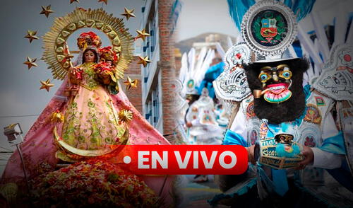 Concurso de trajes de luces en la Festividad de la Candelaria. Foto: composición LR/Andina