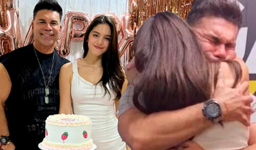 Tomate Barraza orgulloso de su hija Gaela.