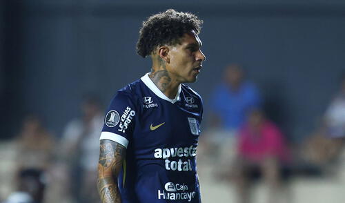 Paolo Guerrero fue titular con Alianza Lima en Paraguay. Foto: difusión Paolo Guerrero aparece en la lista del Alianza Lima vs Nacional en Matute