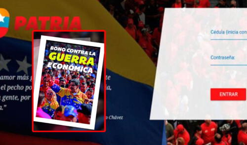 Bono de Guerra y Primer Bono Especial | sistema patria | venezuela