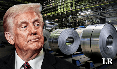 Aranceles del 50%: Estados Unidos gravará acero y aluminio de Canadá y México. Foto: composición LR Aranceles del 50%: Estados Unidos gravará acero y aluminio de Canadá y México.