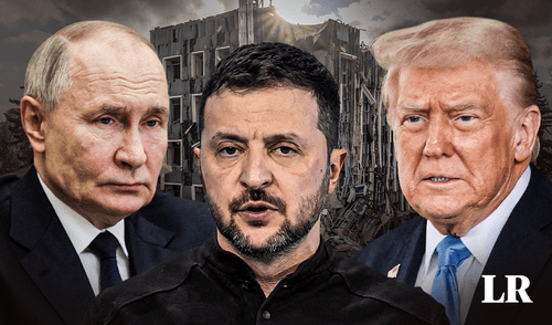 Los tres presidentes han manifestado su disposición a negociar el fin de la guerra en Ucrania. Foto: composición LR Los tres presidentes han manifestado su disposición a negociar el fin de la guerra en Ucrania.