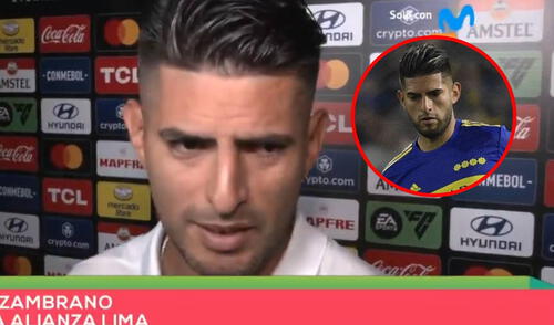 Carlos Zambrano jugó en Boca Juniors de 2020 a 2023 previo a su llegada a Alianza Lima.