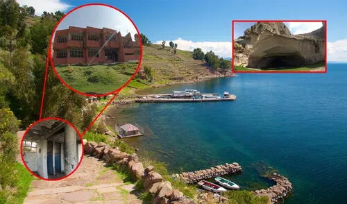 Un hotel abandonado en la región de Puno, a orillas del lago Titicaca, esconde una historia envuelta en misterio, vinculado a una cueva cercana. Foto: composición LR Hotel abandonado en la región de Puno