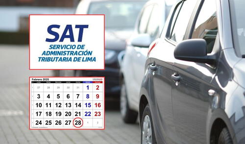 El pago del impuesto vehicular es obligatorio y anual durante 3 años, según el SAT. Foto: Andina/Calendarpedia/LR