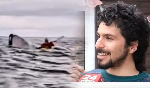 Adrián Simancas, joven afectado,  brindó declaraciones para el medio 24horas de Chile. Foto: Composición LR/24horas.