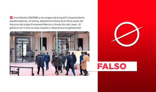 JD Vance se retiró de evento en París por ajuste en su agenda para viajar a Alemania. Foto: composición LR/captura de X. JD Vance no desprecio a Emmanuel Macrón en Show AI