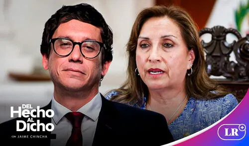 Jaime Chincha el 'Del hecho al dicho' se refirió a la reciente encuesta de Dina Boluarte.