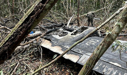 En un comunicado, la Fuerza Aérea explicó que esta medida de derribo se toma como último recurso. Foto: AFP. En un comunicado, la Fuerza Aérea explicó que esta medida de derribo se toma como último recurso. Foto: AFP.